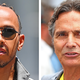 F1 former champ and old white guy Nelson Piquet (right) used a repeated racial slur against Lewis Hamilton,(left).